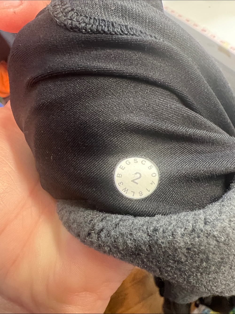 181. Lululemon Fleece & Thank You Pullover size 2 black grey - Picture 5 of 10